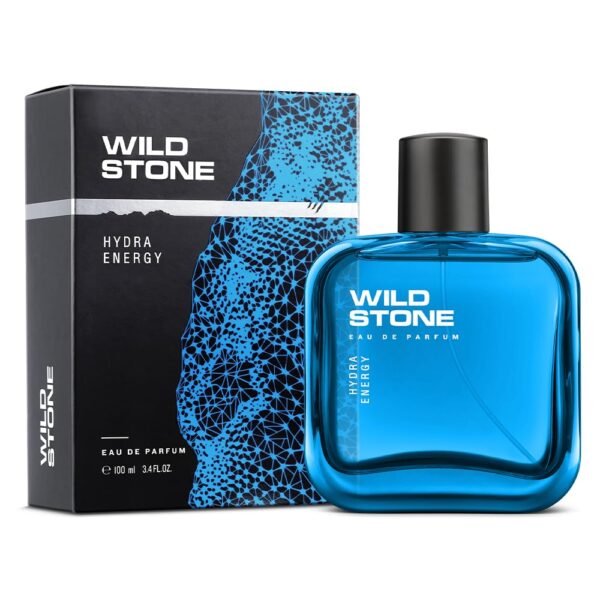 Wild Stone Hydra Energy EDP Premium Perfume for Men, 100 Ml | Long-lasting Eau De Parfum | - Image 2
