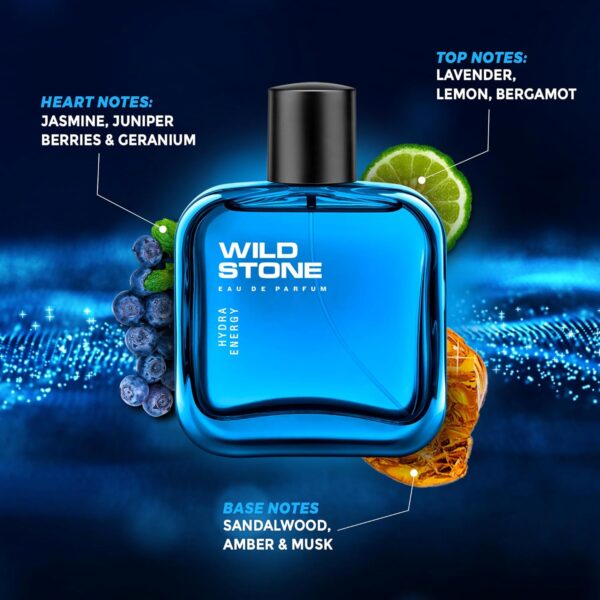 Wild Stone Hydra Energy EDP Premium Perfume for Men, 100 Ml | Long-lasting Eau De Parfum | - Image 6