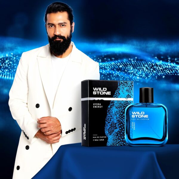 Wild Stone Hydra Energy EDP Premium Perfume for Men, 100 Ml | Long-lasting Eau De Parfum | - Image 8