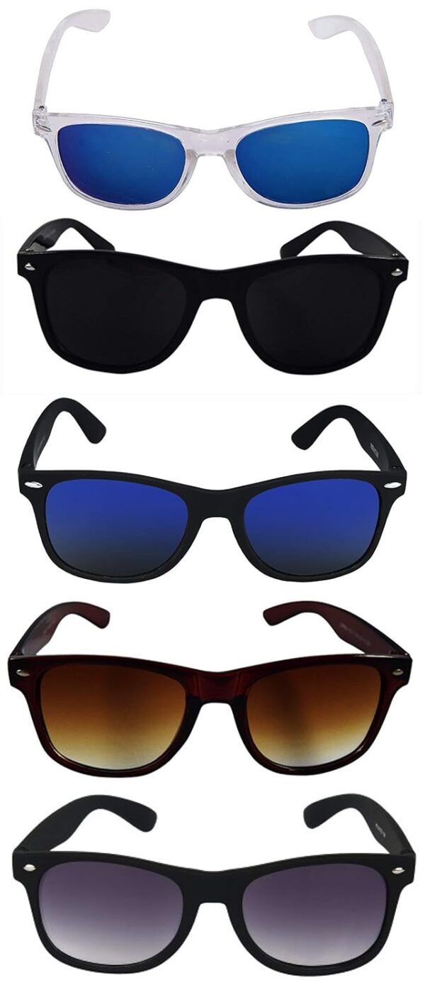 1750504408 Silver Kartz Mens Womens Unisex Non Polarized UV Protected Black Multi Color Plastic Aviator.jpg