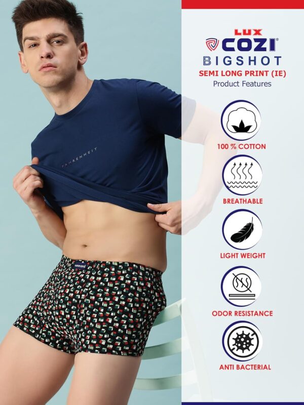 1750509665 Lux Cozi Mens 100 Cotton Printed Mini Trunk Printed Mini Trunk for Men Color and Print May Vary.jpg