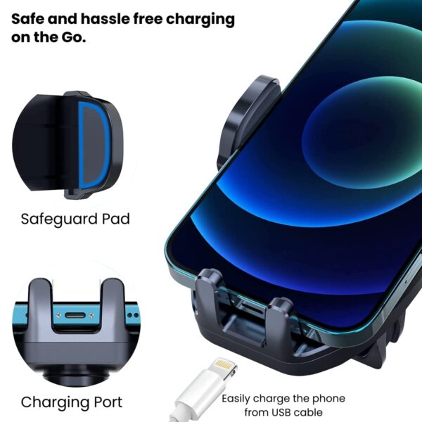 1750509801 Portronics Clamp M2 Adjustable Car Mobile Phone Holder Stand for Dashboard Windshield 360°.jpg
