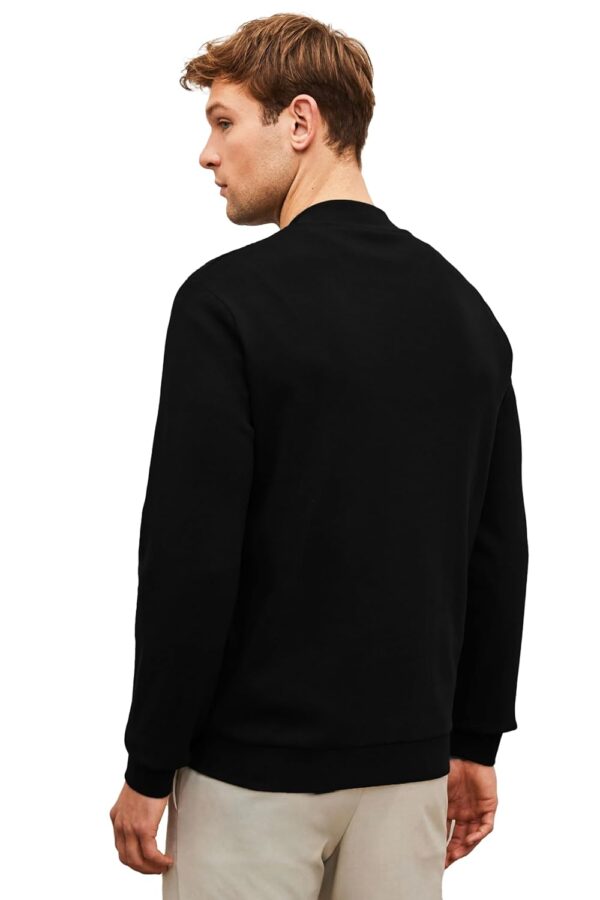 1750514032 LEOTUDE CASUAL JACKET for Mens Regular Fit Loopknit Bomber Jacket with Zipper Closure and 2 Side.jpg