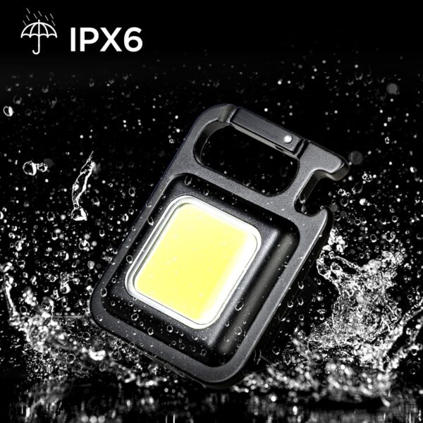 1750520466 DOTCOM LED Mini Cob Keychain and Magentic Flashlight Portable USB Rechargeable Light 3 Light Modes.jpg