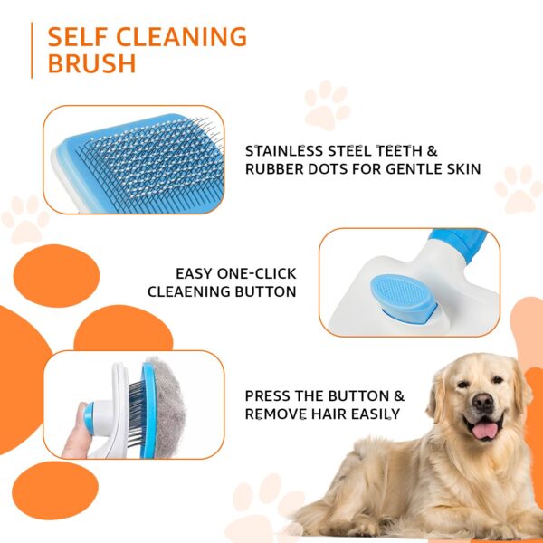 1750530507 Amazon Basics Self Cleaning Slicker Pet Grooming Brush Pet Cleaning Tool Suitable for All Pets.jpg