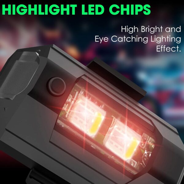1750540570 OTO2EYE Pack of 1 Aluminium Airplane Light 7 Colors Waterproof Universal Warning Signal Blinker.jpg