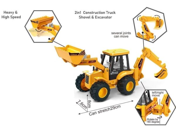 1750547025 PRIME DEALS 2 In 1 Bulldozer And Excavator Construction Toy Vehicle Yellow Bulldozer And.jpg