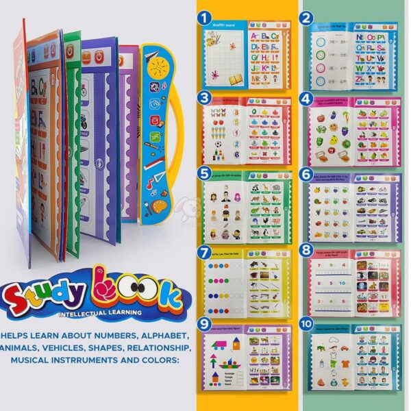 1750549908 Storio Intelligence Book Sound Book Learning Cards for ChildrenEnglish Letters Words.jpg