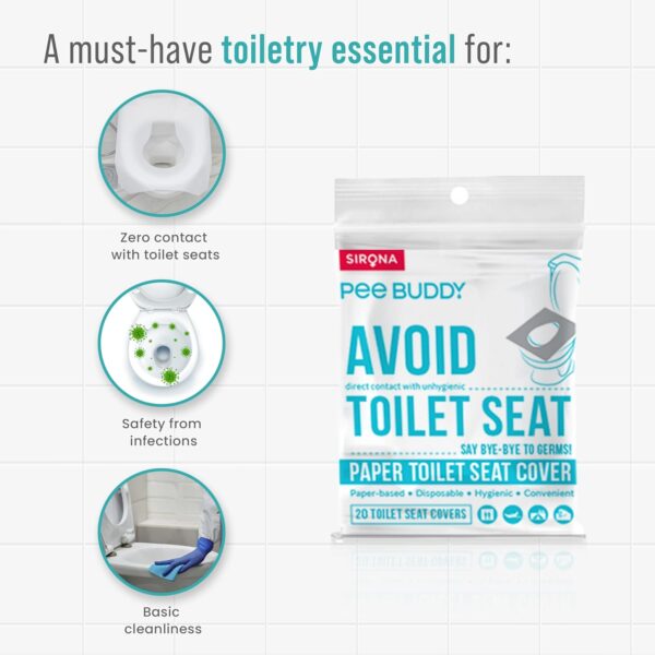 1750551166 PEE BUDDY Disposable Toilet Seat Covers 20 Sheets No Direct Contact with Unhygienic Seats Easy.jpg