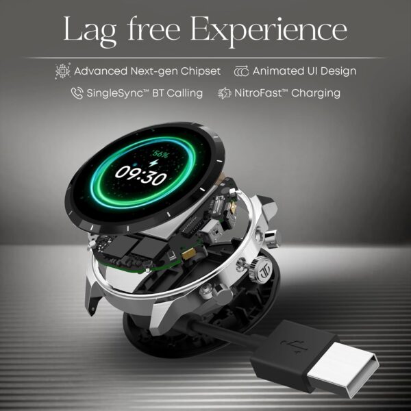 1750553356 Titan Heritage 1.43 AMOLED Stainless Steel Bracelet Smart Watch for Men BT Calling Voice.jpg