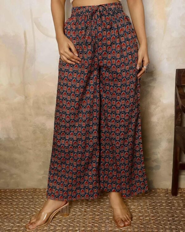 1750554897 GEKHAWomens Red Cotton Printed Flared Kurta with Cotton Pant and Cotton Printed Dupatta Sets.jpg