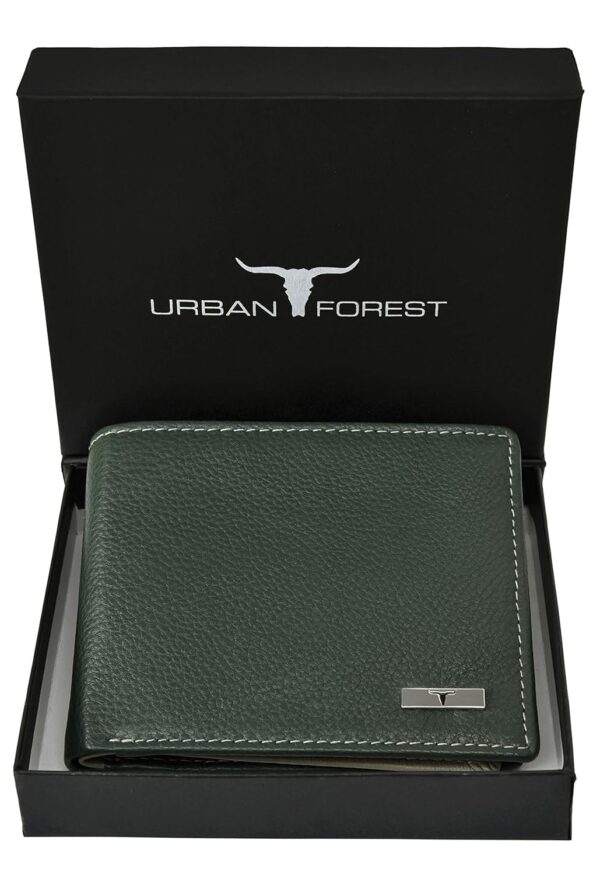 1750556333 URBAN FOREST Kyle GreenGrey Leather Wallet for Men.jpg