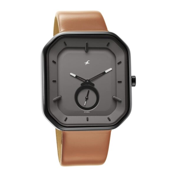 1750579378 Fastrack After Dark Quartz Analog Grey Dial Brown Leather Strap Watch for Guys NT3272NL02.jpg