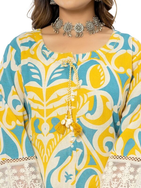 1750579978 rytras Womens Cotton Printed A Line Kurta with Pant Set.jpg