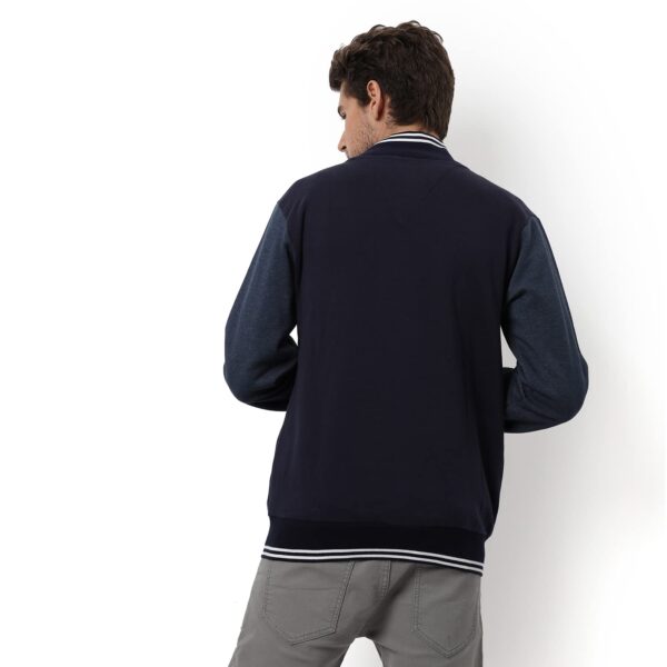 1750585063 Campus Sutra Mens Black Grey Zip Front Jacket with Open Angled Pocket for Casual Wear Low High.jpg