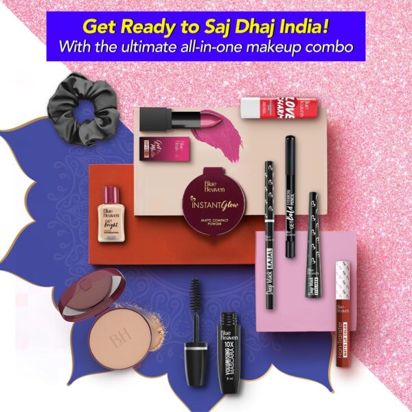 1750588637 Blue Heaven Saj Dhaj Festive Makeup Kit for women Vanilla Pack of 10 Full face Makeup kit Fair.jpg