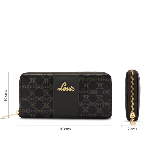 1750590888 Lavie Womens Mono Wallet Ladies Stylish Purse Bag Credit Card Money Holder Zip Around Wallet.jpg