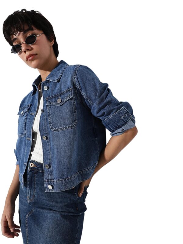 1750594004 ONLY Womens Cotton Standard Length A Line Coat.jpg