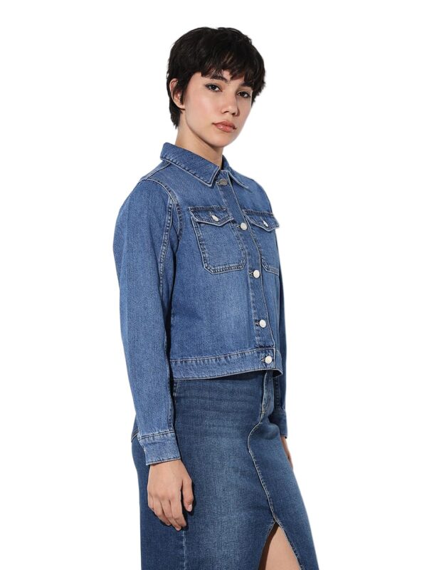 1750594008 ONLY Womens Cotton Standard Length A Line Coat.jpg