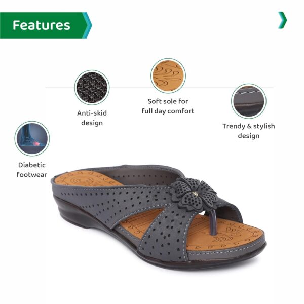 1750596174 ORTHO JOY Fancy doctor slippers Soft Sandal for women Comfortable Footwear for women.jpg