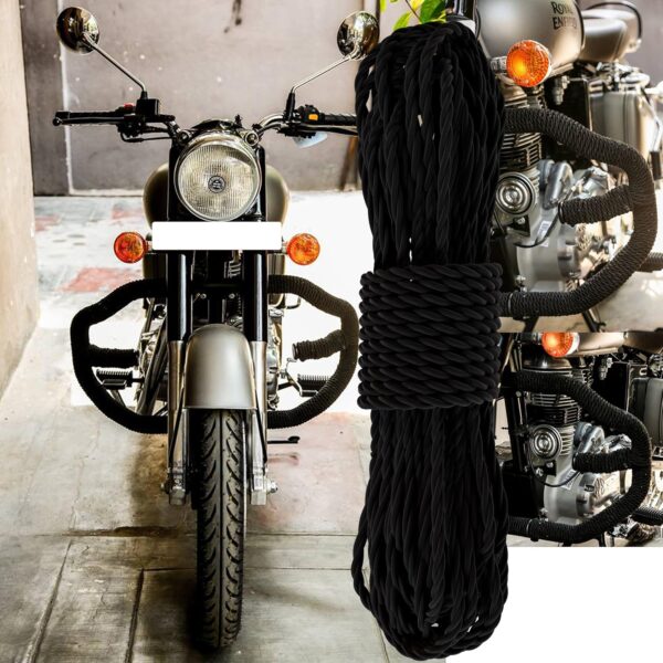 1750597597 AllExtreme EXR28B1 Extra Long Heavy Leg Guard Rope Durable Sturdy Cable for Royal Enfield Bullet.jpg