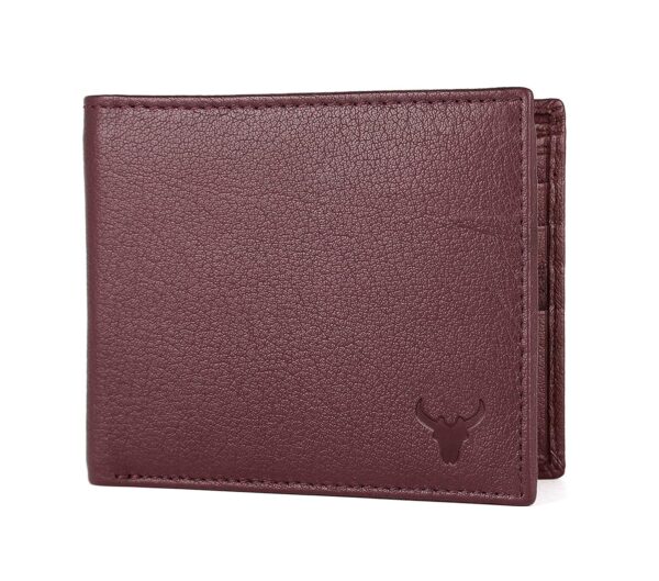 1750601869 NAPA HIDE Maroon Leather Wallet for Men I Handcrafted I 4 CreditDebit Card Slots I 2 Currency.jpg