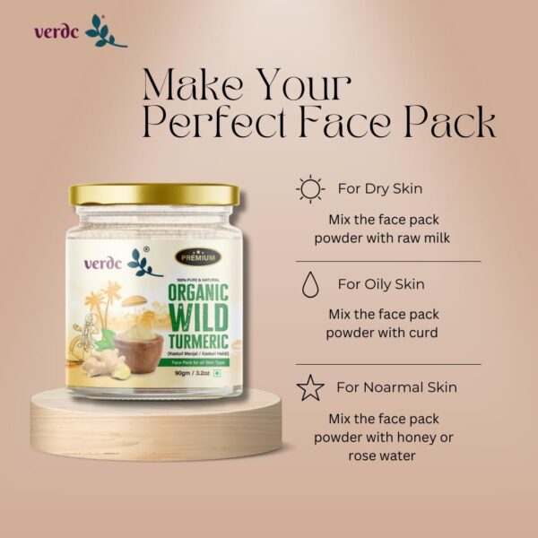 1750602122 Verdc 100 Natural Organic Kasturi Manjal Wild TurmericHaldi For Glowing Skin Dark Spots Acne.jpg