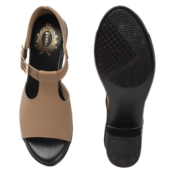 1750612714 Denill Fancy Comfortable Black Heel Sandal with Ankle Strap for women Girls.jpg