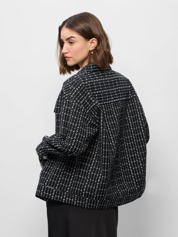 1750613447 The Souled Store Textured Shacket Black Women and Girls Long Sleeves Collared Neck Button Front.jpg