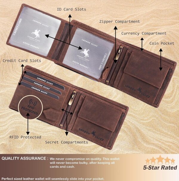 1750616619 London Alley Elk Vintage Brown Leather Wallet For Men 6 Card Slot RFID Blocking.jpg