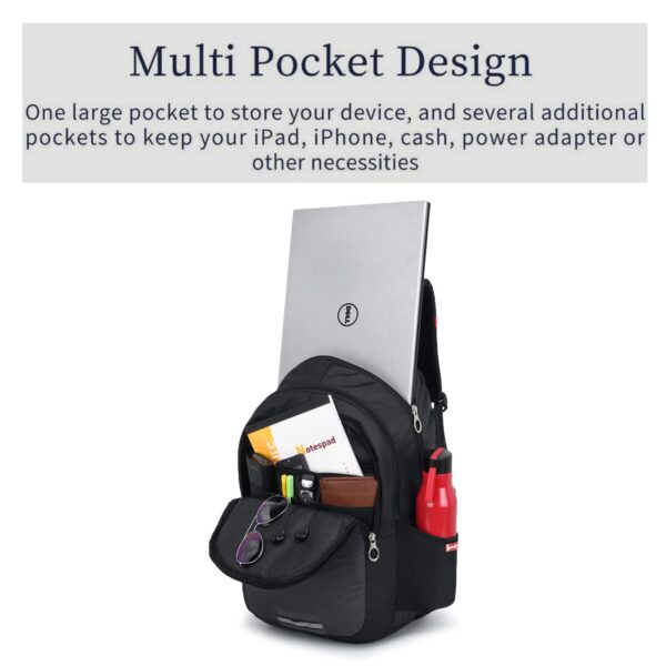 1750623610 NORTH ZONE 30L Water Restant Office Laptop BagBackpack for MenWomenBlack.jpg