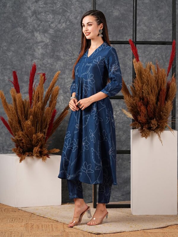1750654922 GoSriKi Womens Rayon Viscose Printed A Line Kurta with Pant.jpg