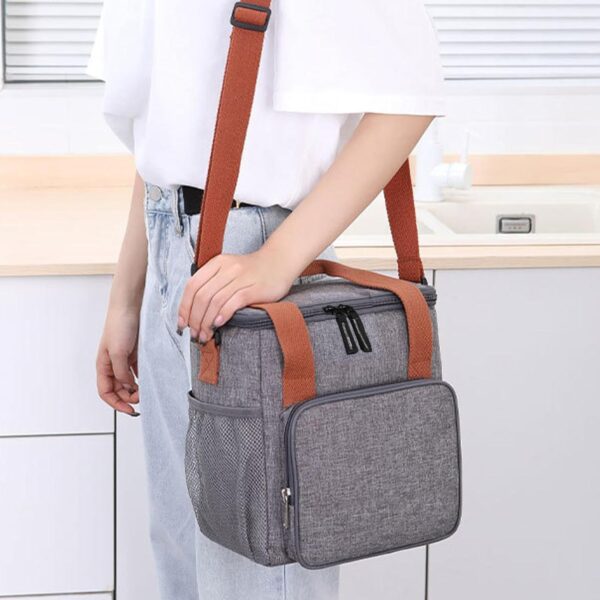 1750655343 SaleOn Pvc Fabric Lunch Bag Reusable Grocery Bags Food Storage Sack Tote Box Adults Women.jpg