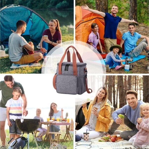 1750655345 SaleOn Pvc Fabric Lunch Bag Reusable Grocery Bags Food Storage Sack Tote Box Adults Women.jpg