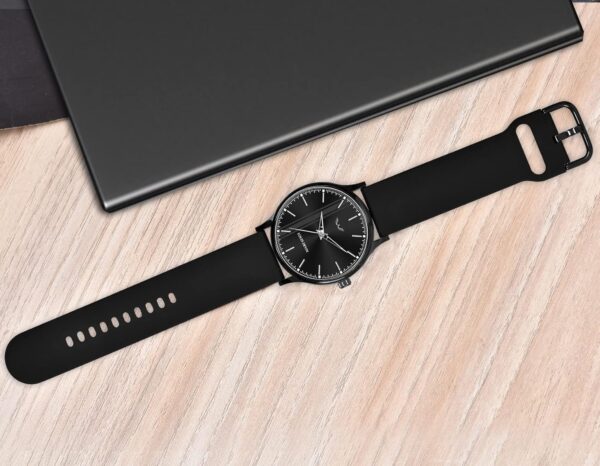 1750869698 LOUIS DEVIN Silicone Strap Analog Wrist Watch for Men BlackBlueRed LD BK054.jpg
