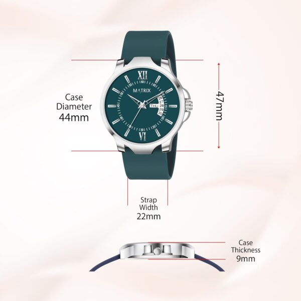 1750871709 Matrix Antique 2.0 Day Date Softest Silicone Strap Analog Watch for Men Boys.jpg