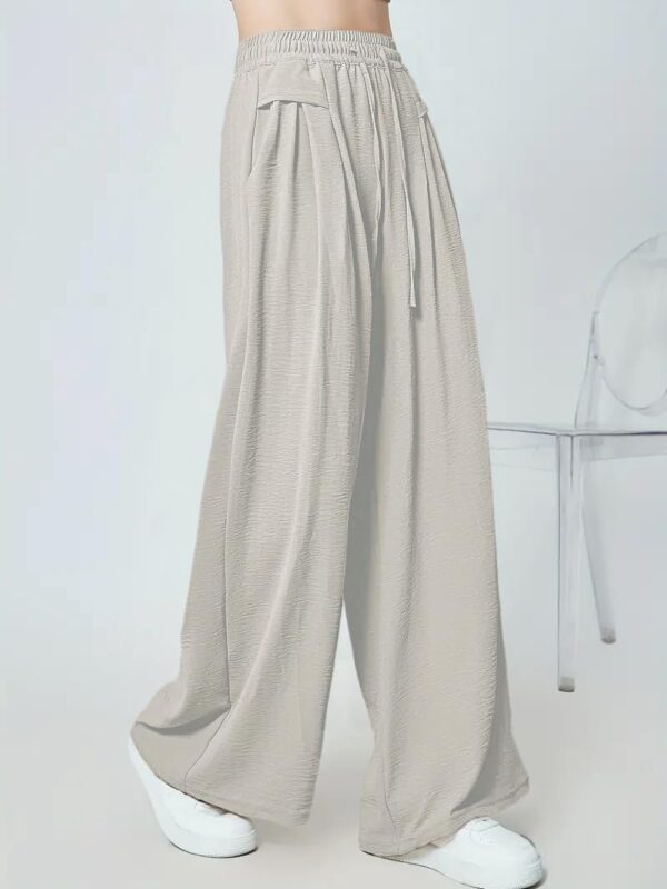 1750874696 GRECIILOOKS Womens Loose High Rise Textured Trousers High Waisted Pant Korean Trousars Available in Plus.jpg