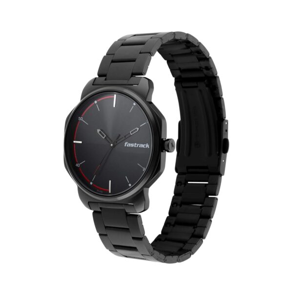 1750885301 Fastrack Stunners Quartz Analog Black Dial Black Metal Strap Watch for Guys NT3254NM01.jpg