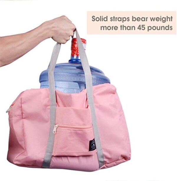 1750909174 BigPlayer Foldable Nylon Duffle Tote Bag 32 Liter Travel Bag for Easy Storage and ConvenienceMulticolor.jpg