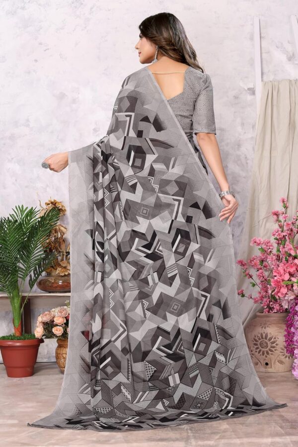 1750925157 Yashika Womens Trendy Printed Georgette Red Color Saree with Blouse Material.jpg