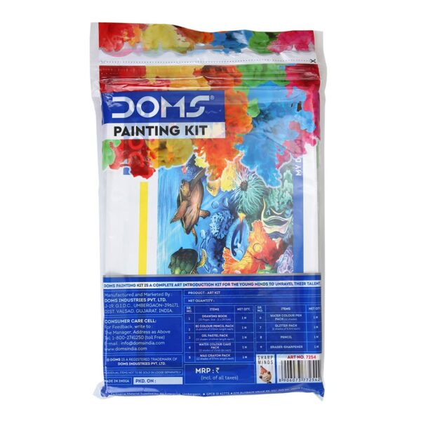 1750925544 DOMS Painting Kit Perfect Value Pack Kit for School Essentials Gifting Range for Kids Combination of 9.jpg