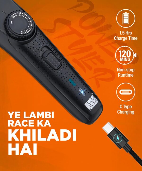 1750927160 Bombay Shaving Company Beard Trimmer For Men 2X Fast Charging USB Type C 2 Yr Warranty 120Min runtime.jpg