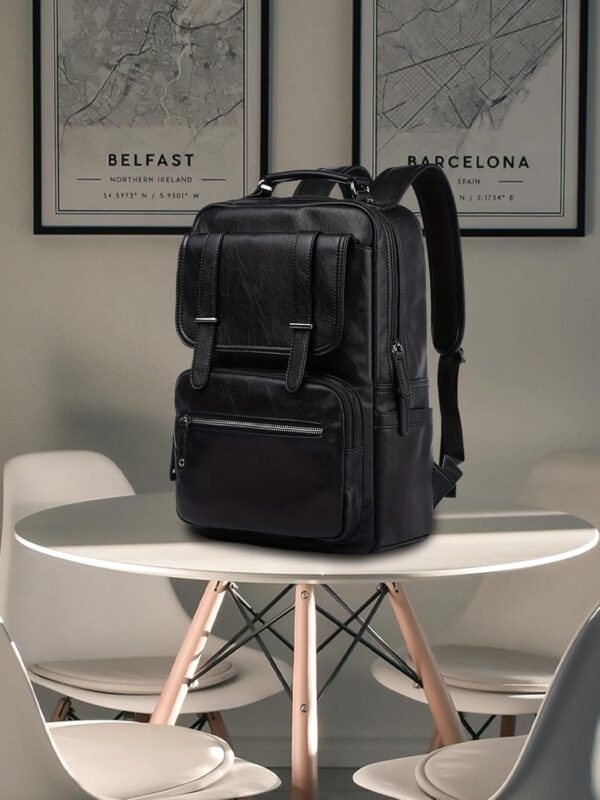 1750927406 FUR JADEN Vegan Leather Stylish 15.6 Inch Laptop Backpack Travel Weekender Bag For Men Women.jpg