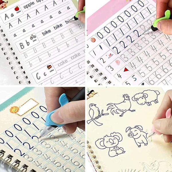1750929224 Eclet Magic Book for Kids Sank Magic Practice Copybook 4 Book10 Refill1 Pen1 Grip Number Tracing Book.jpg