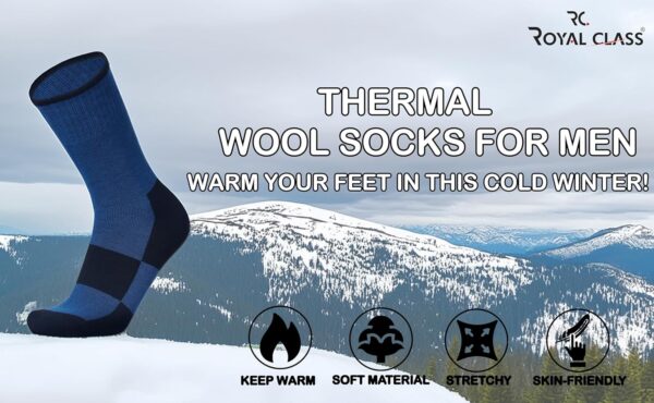1750930346 RC. ROYAL CLASS Thermal Socks For Men Thick Heavy Duty Cushioned Towel Woolen Socks Calf Length Warm Winter.jpg