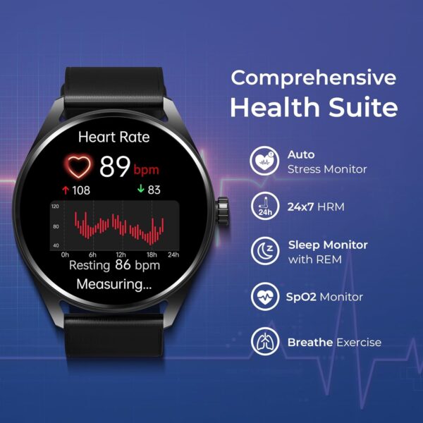 1750930417 Titan Crest 1.43 AMOLED Smart Watch with BT Calling AI Morning Briefs Functional Crown Health Tracking.jpg