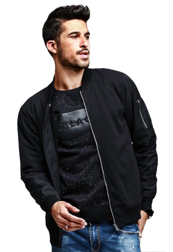 1750936845 fanideaz Mens Cotton Bomber Jacket With Full Sleeve Side Pockets.jpg