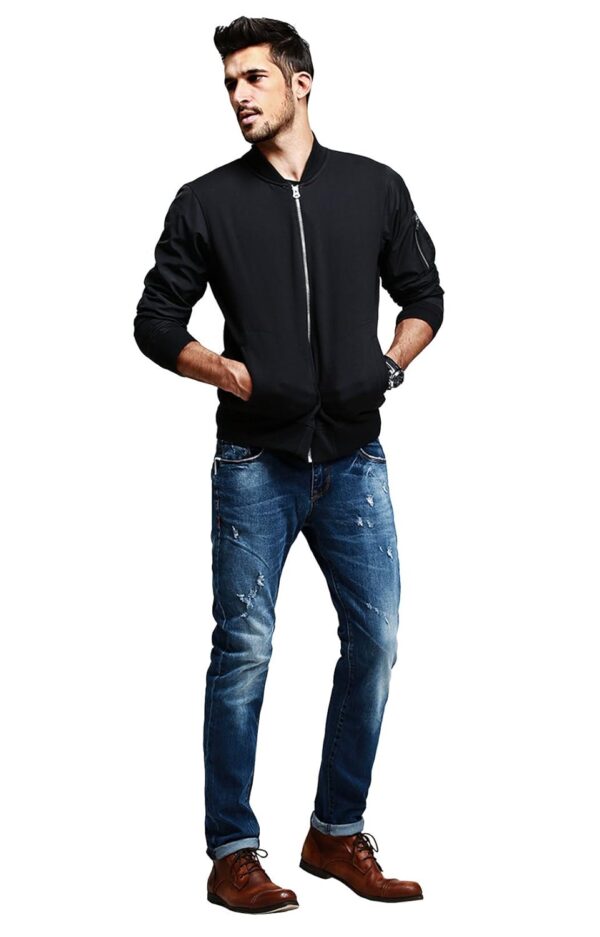 1750936846 fanideaz Mens Cotton Bomber Jacket With Full Sleeve Side Pockets.jpg