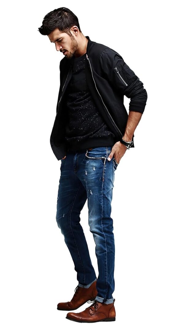 1750936849 fanideaz Mens Cotton Bomber Jacket With Full Sleeve Side Pockets.jpg
