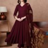 1750937927 GoSriKi Womens Rayon Blend Solid Anarkali Kurta with Pant Dupatta.jpg